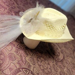 Western Wedding Hat